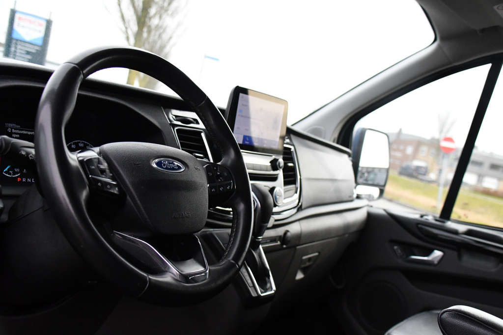 Ford Transit Custom 320 2.0 TDCI L1H1 Sport DC Camera, Cruise, Carplay, 170pk, 2 x Schuifdeur, Automaat, LED, Leder, Stoelverwarming, Uniek! 8