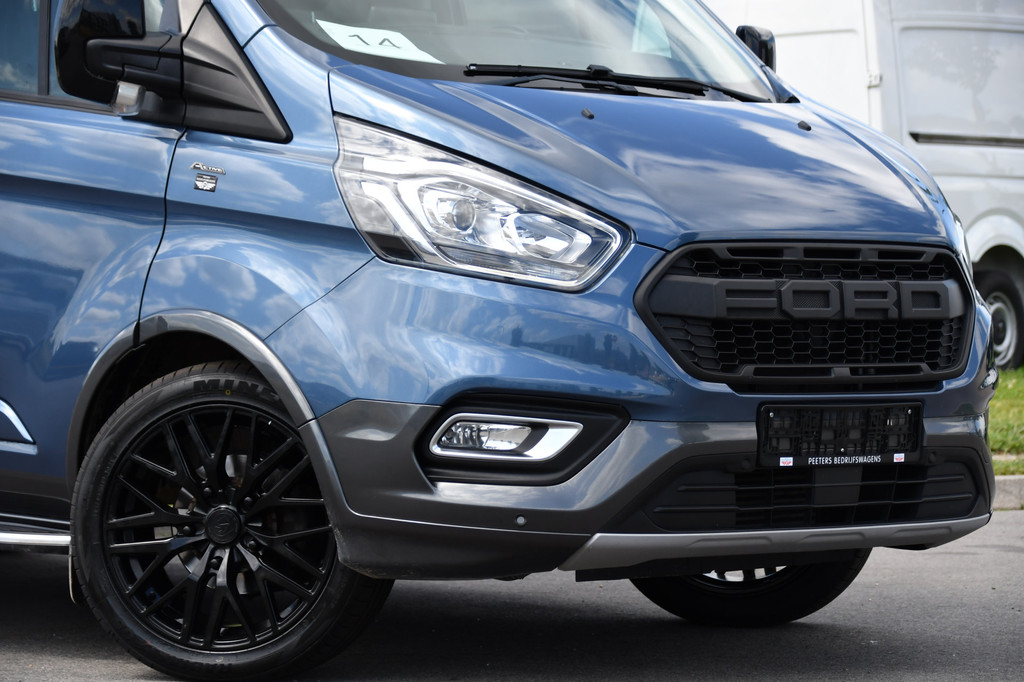 Ford Transit Custom 320 2.0 TDCI L2H1 Active DC PB Edition Camera, Cruise, Carplay, Stoelverwarming, LED, Automaat, 170pk, Sensoren, leder, 2 x Schuifdeur, Automaat, Uniek! 8