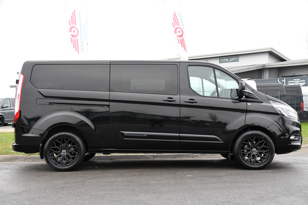 Ford Transit Custom 320 2.0 TDCI L2H1 Black Platinum Edition Camera, Cruise, Carplay, Leder, Xenon, Automaat, Trekhaak, Stoelverwarming, 2 x Schuifdeur, Uniek! 10