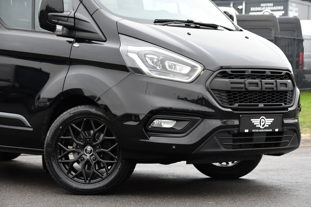 Ford Transit Custom 320 2.0 TDCI L2H1 Black Platinum Edition Camera, Cruise, Carplay, Leder, Xenon, Automaat, Trekhaak, Stoelverwarming, 2 x Schuifdeur, Uniek! 8
