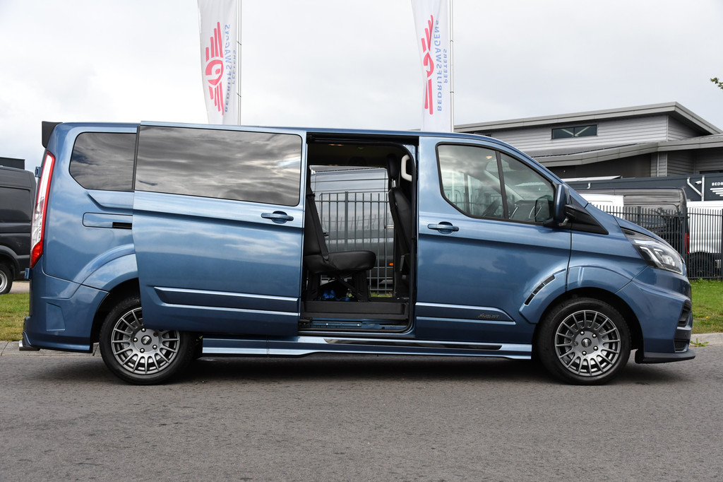 Ford Transit Custom 320 2.0 TDCI L2H1 MS-RT DC Full Options! Adaptieve Cruise, Camera, Carplay, 185PK, Xenon, Automaat, Leder, Stoelverwarming, Trekhaak, Uniek! 11