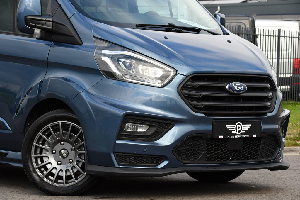 Ford Transit Custom 320 2.0 TDCI L2H1 MS-RT DC Full Options! Adaptieve Cruise, Camera, Carplay, 185PK, Xenon, Automaat, Leder, Stoelverwarming, Trekhaak, Uniek! 8