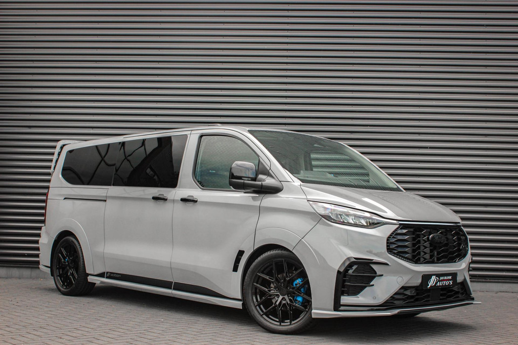 Ford Transit Custom 320 2.0 TDCI L2H1 MSRT DC DUBBEL CABINE MEGA LAGE BIJTELLING / KUIPSTOELEN / DIRECT RIJDEN / NAVIGATIE /GREY 2