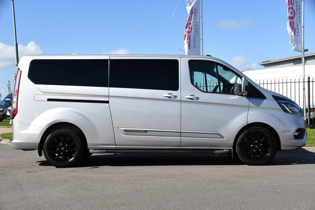 Ford Transit Custom 320 2.0 TDCI L2H1 Platinum Edition DC MARGE! Camera, Cruise, Carplay, 130pk, Automaat, Leder, LED, Multimedia, Stoelverwarming, Uniek! 11