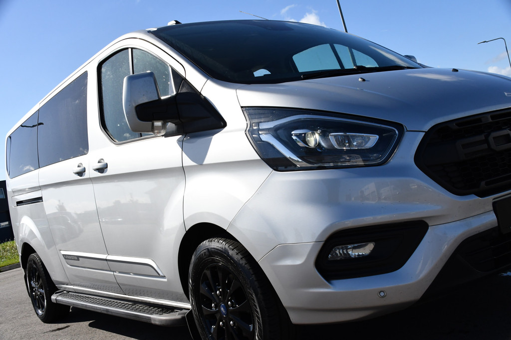 Ford Transit Custom 320 2.0 TDCI L2H1 Platinum Edition DC MARGE! Camera, Cruise, Carplay, 130pk, Automaat, Leder, LED, Multimedia, Stoelverwarming, Uniek! 20