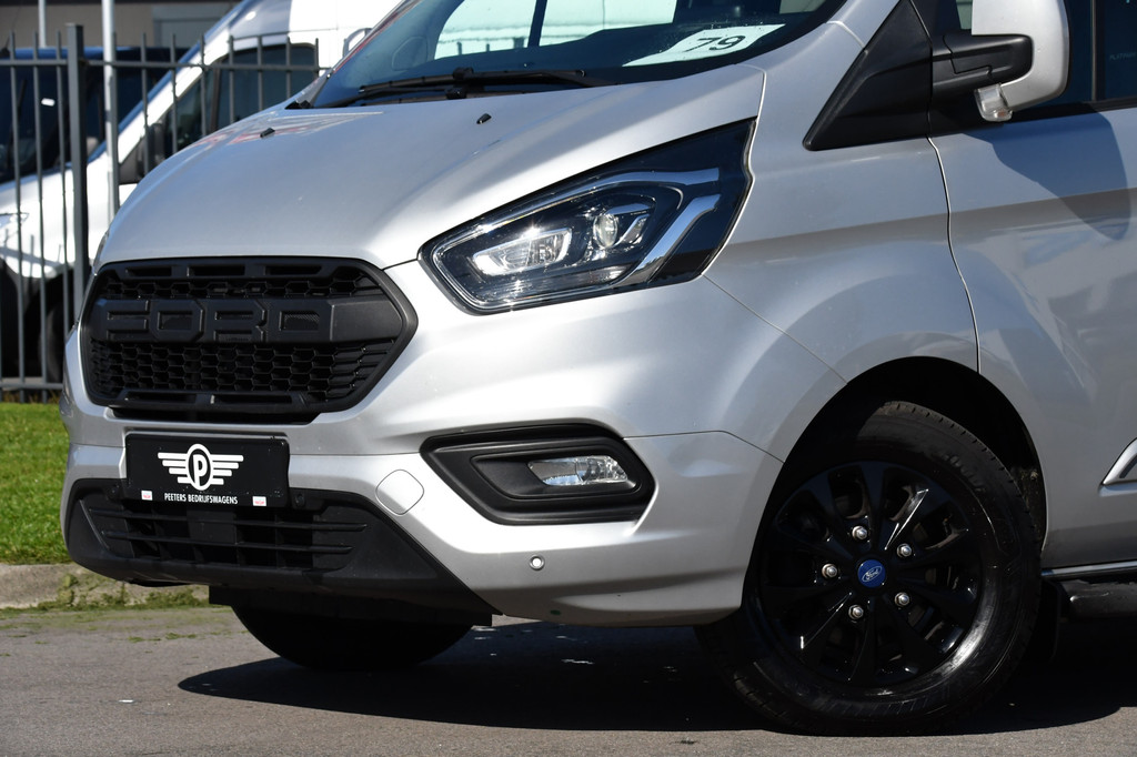 Ford Transit Custom 320 2.0 TDCI L2H1 Platinum Edition DC MARGE! Camera, Cruise, Carplay, 130pk, Automaat, Leder, LED, Multimedia, Stoelverwarming, Uniek! 7