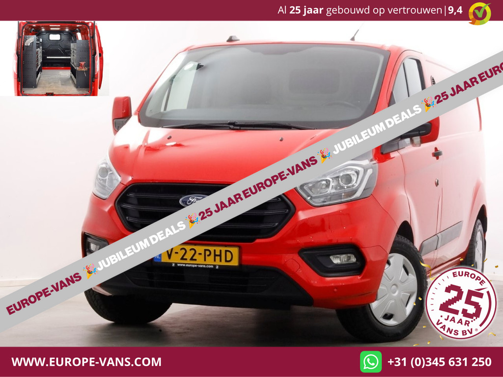 Ford Transit Custom 340 2.0 TDCI 130pk L2H1 Airco/Inrichting/Achterklep/Camera 01-2021