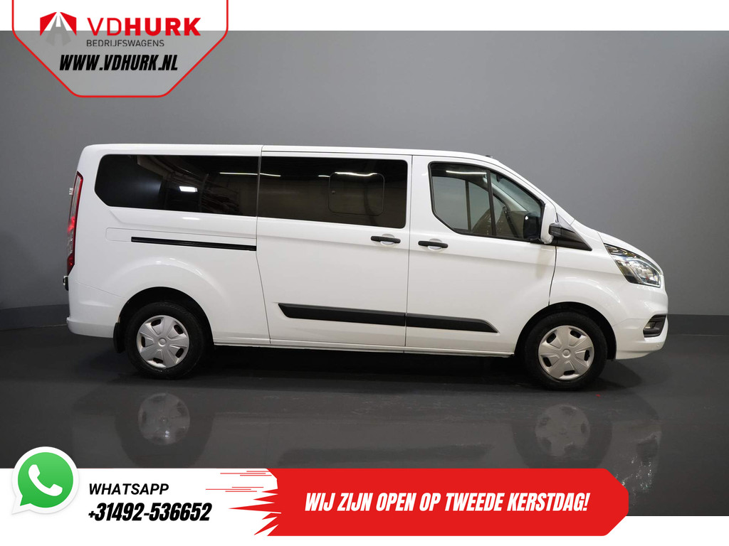 Ford Transit Custom Tourneo 2.0 TDCI 130 pk L2 EUR 27.760,- incl. BTW/BPM Combi/ Kombi/ Cruise/ Camera/ PDC V+A/ Airco 10