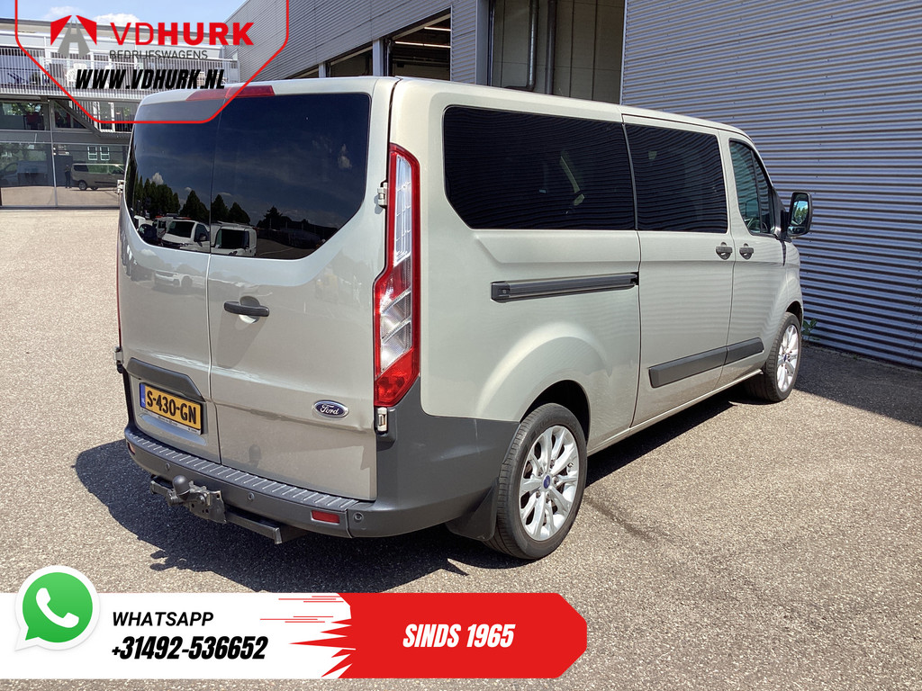 Ford Transit Custom Tourneo 2.0 TDCI 130 pk L2 EXPORT ONLY EUR6 9 Pers/ 9P/ Airco/ Cruise/ PDC/ LMV/ Trekhaak 9