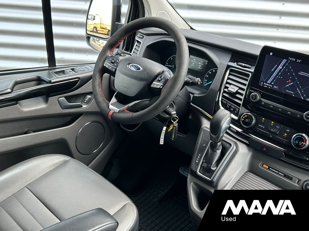 Ford Transit Custom Tourneo 320 2.0TDCI L2H1 185PK DC automaat Leer Trekhaak 2x Schuifdeur 10