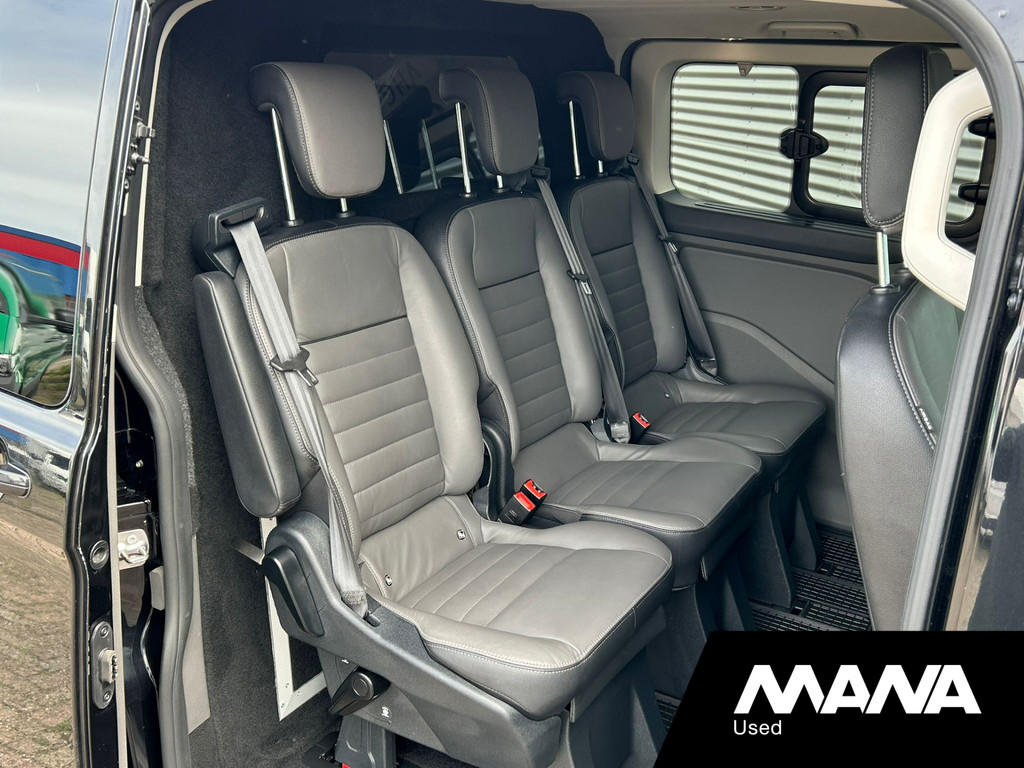 Ford Transit Custom Tourneo 320 2.0TDCI L2H1 185PK DC automaat Leer Trekhaak 2x Schuifdeur 13