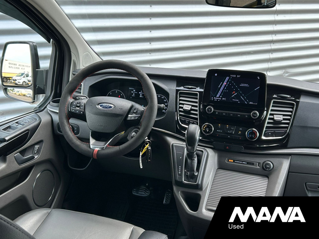 Ford Transit Custom Tourneo 320 2.0TDCI L2H1 185PK DC automaat Leer Trekhaak 2x Schuifdeur 19
