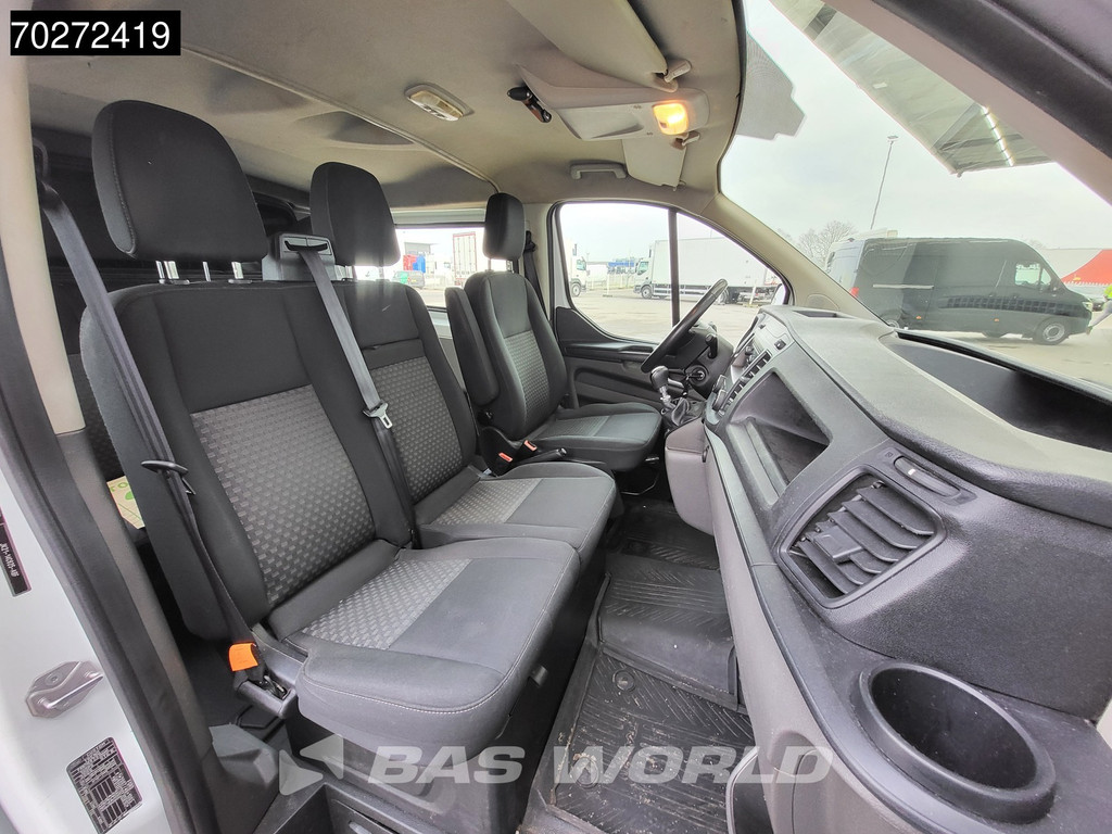 Ford Transit Custom 105pk Dubbel Cabine Euro6 Trekhaak Cruise Airco L1H1 Doka Mixto 3m3 Airco Trekhaak Cruise control 12