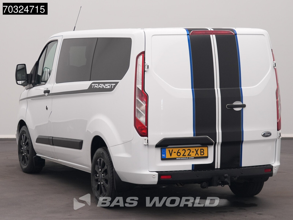 Ford Transit Custom 105pk Dubbel Cabine L1H1 Trekhaak LED Xenon Airco Cruise Parkeersensoren v+a Stoelverwarming L1 DC Doka Mixto Airco Trekhaak Cruise control 6