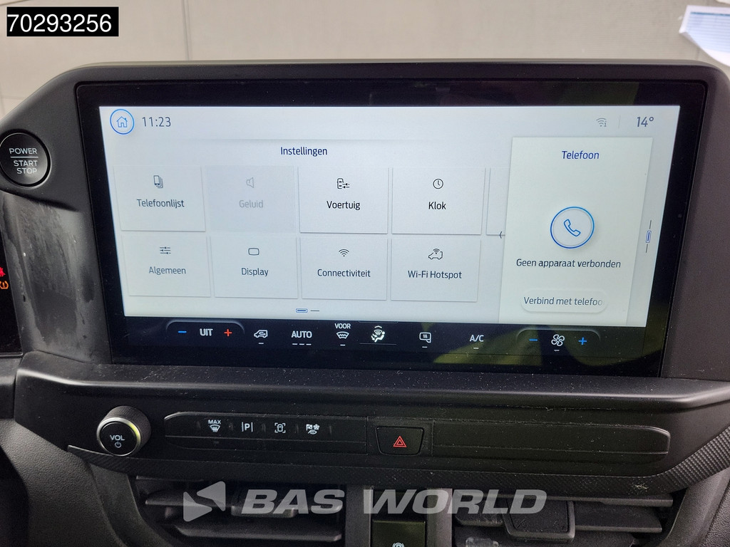 Ford Transit Custom 110pk Nieuw Model L1H1 LED Airco Cruise Camera Parkeersensoren v+a SYNC4-display CarPlay Euro6 L1 Kompakt 6m3 Airco Cruise control 12