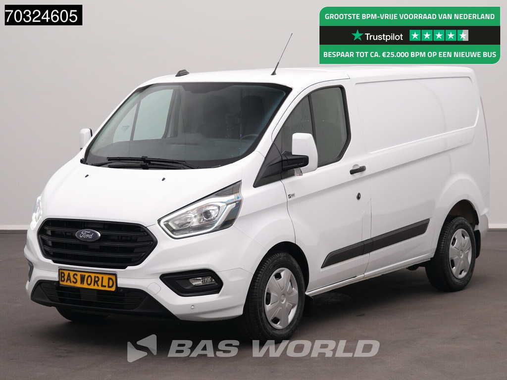 Ford Transit Custom 130PK Automaat L1H1 LED Xenon Airco Cruise Parkeersensoren Euro6 L1 Kompakt Airco Cruise control