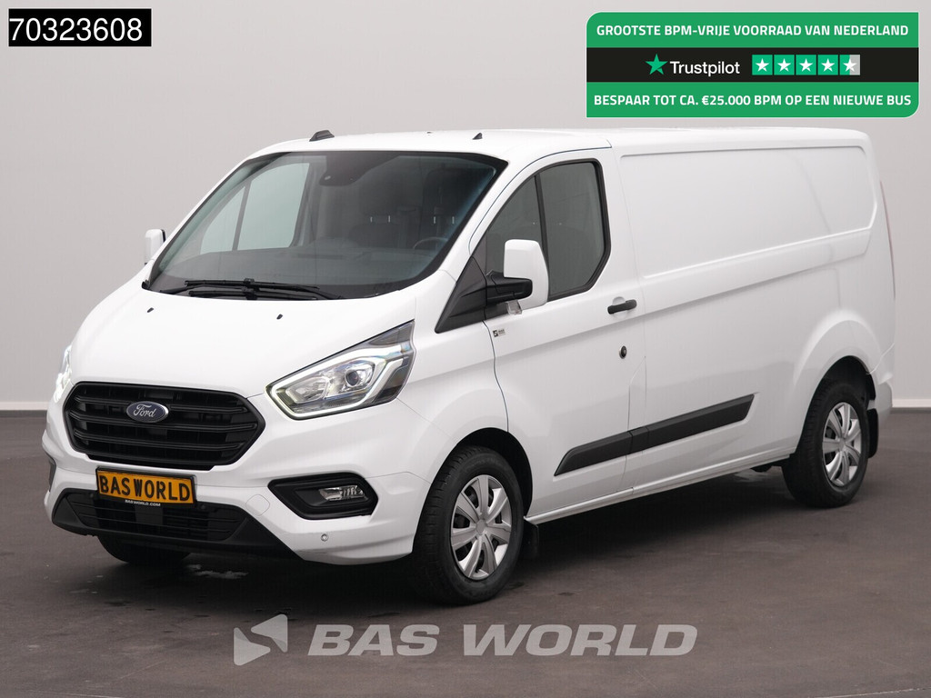 Ford Transit Custom 130PK Automaat L2H1 LED Xenon Airco Cruise Parkeersensoren Euro6 L2 Airco Cruise control