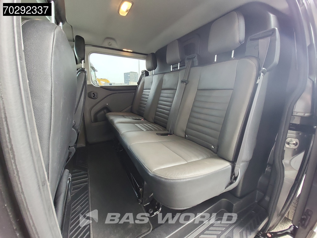 Ford Transit Custom 130PK Dubbel Cabine L2H1 Automaat Limited 2x Schuifdeur LED Airco Cruise Camera Parkeersensoren v+a APK 03-2026 Euro6 DC Doka Mixto 5m3 Airco Cruise control 14
