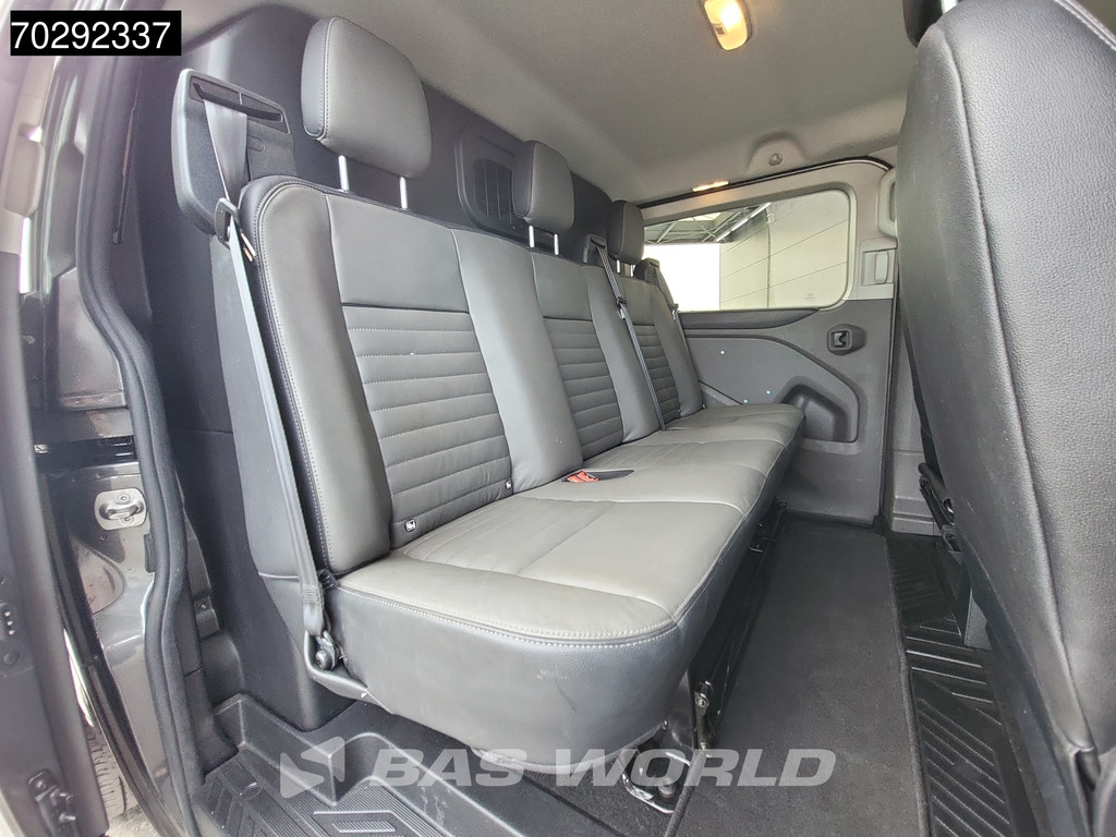 Ford Transit Custom 130PK Dubbel Cabine L2H1 Automaat Limited 2x Schuifdeur LED Airco Cruise Camera Parkeersensoren v+a APK 03-2026 Euro6 DC Doka Mixto 5m3 Airco Cruise control 15
