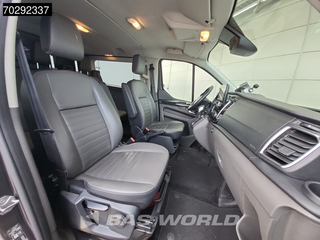 Ford Transit Custom 130PK Dubbel Cabine L2H1 Automaat Limited 2x Schuifdeur LED Airco Cruise Camera Parkeersensoren v+a APK 03-2026 Euro6 DC Doka Mixto 5m3 Airco Cruise control 16