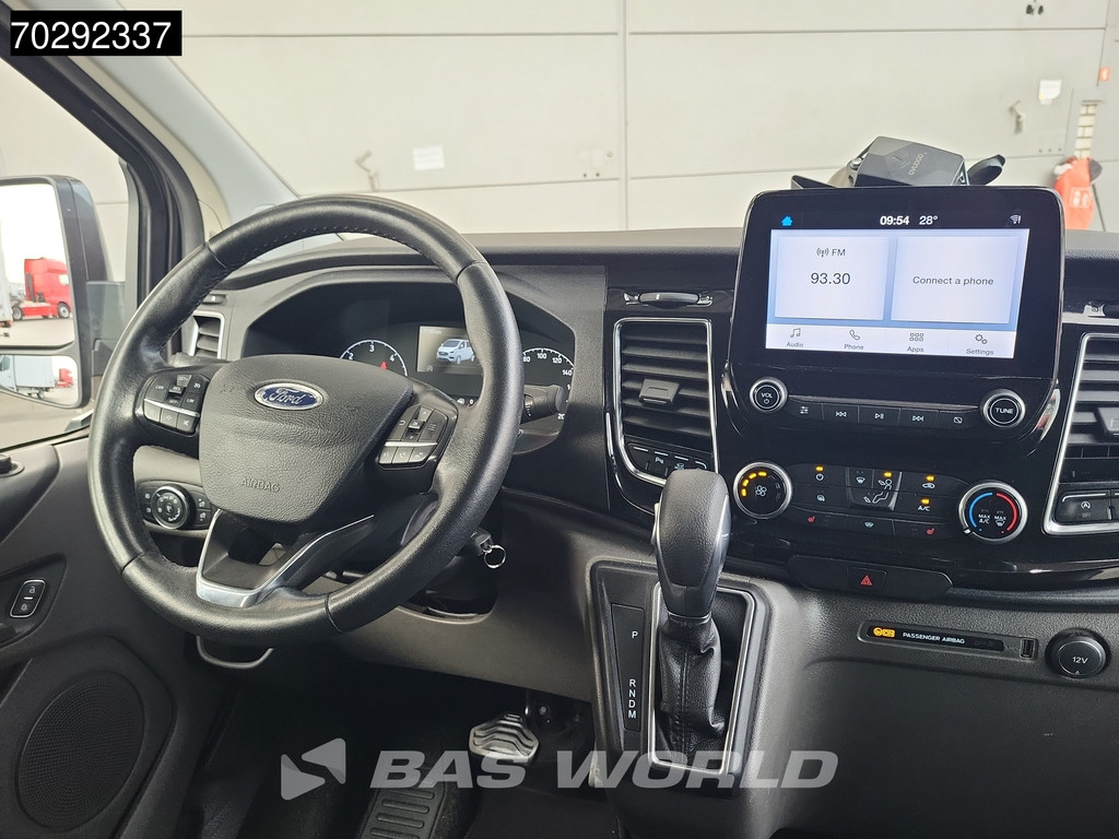 Ford Transit Custom 130PK Dubbel Cabine L2H1 Automaat Limited 2x Schuifdeur LED Airco Cruise Camera Parkeersensoren v+a APK 03-2026 Euro6 DC Doka Mixto 5m3 Airco Cruise control 17