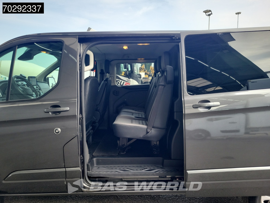 Ford Transit Custom 130PK Dubbel Cabine L2H1 Automaat Limited 2x Schuifdeur LED Airco Cruise Camera Parkeersensoren v+a APK 03-2026 Euro6 DC Doka Mixto 5m3 Airco Cruise control 9