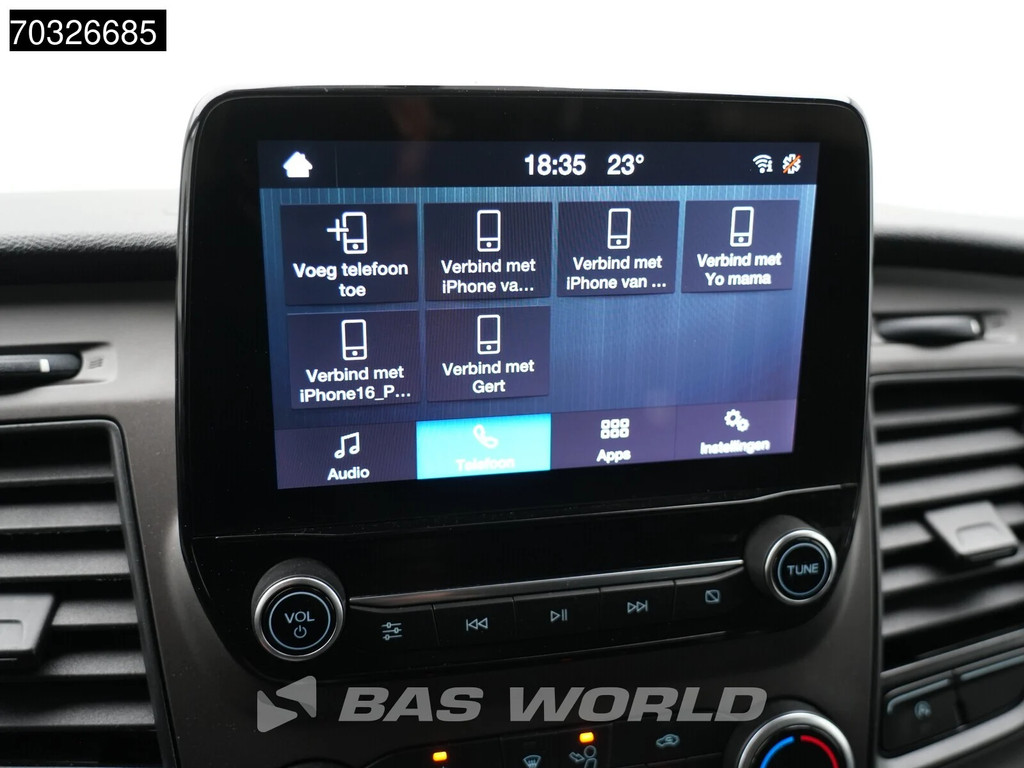 Ford Transit Custom 130PK Ex.BPM/BTW! Automaat Personenbus 9-Persoons L2H1 Trekhaak Navi LED Xenon Airco Cruise Parkeersensoren TV Taxi Passenger Transport Airco Trekhaak Cruise control 17