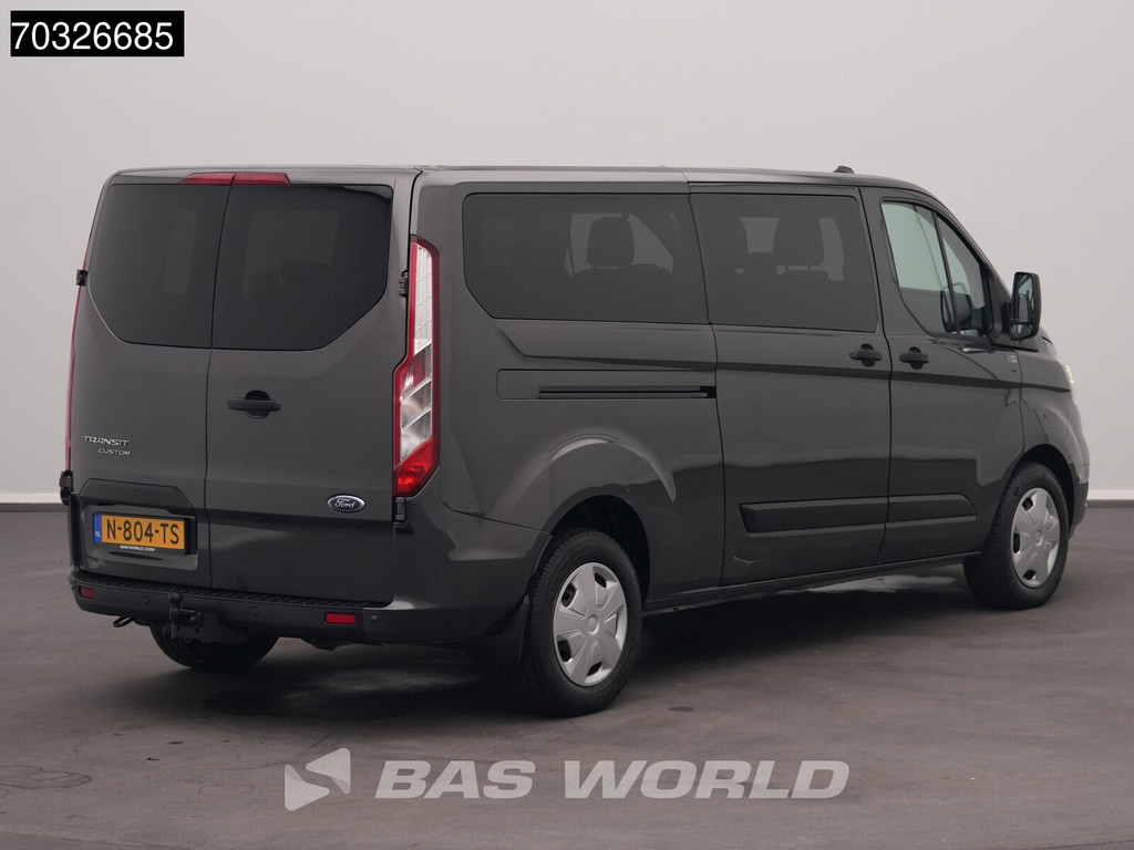 Ford Transit Custom 130PK Ex.BPM/BTW! Automaat Personenbus 9-Persoons L2H1 Trekhaak Navi LED Xenon Airco Cruise Parkeersensoren TV Taxi Passenger Transport Airco Trekhaak Cruise control 2