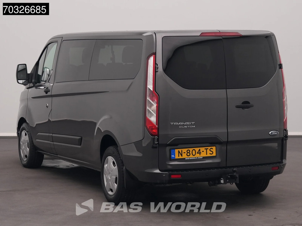 Ford Transit Custom 130PK Ex.BPM/BTW! Automaat Personenbus 9-Persoons L2H1 Trekhaak Navi LED Xenon Airco Cruise Parkeersensoren TV Taxi Passenger Transport Airco Trekhaak Cruise control 6
