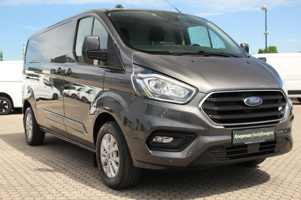 Ford Transit Custom 300 2.0TDCI 130pk L2H1 Limited | Camera | Cruise | Trekhaak | Carplay/Android | Lease 396,- p/m 4