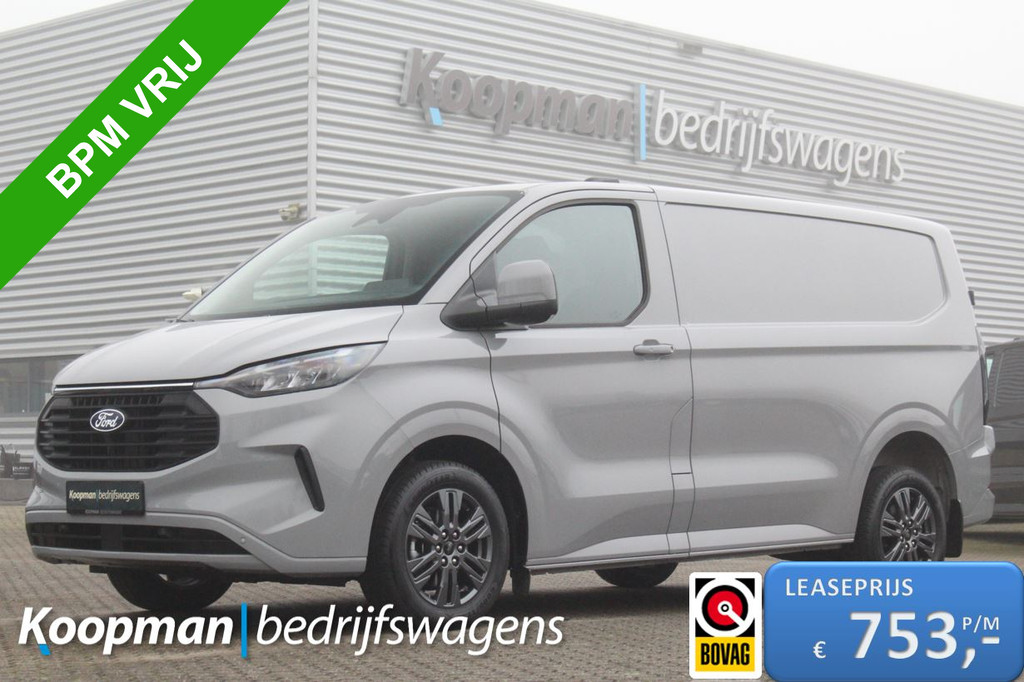Ford Transit Custom 300 2.0TDCI 170pk L1H1 Limited | Automaat | Adapt. cruise | LED | Sync 4 13 | Keyless | Camera | Driver assist pack | Lease 753,- p/m
