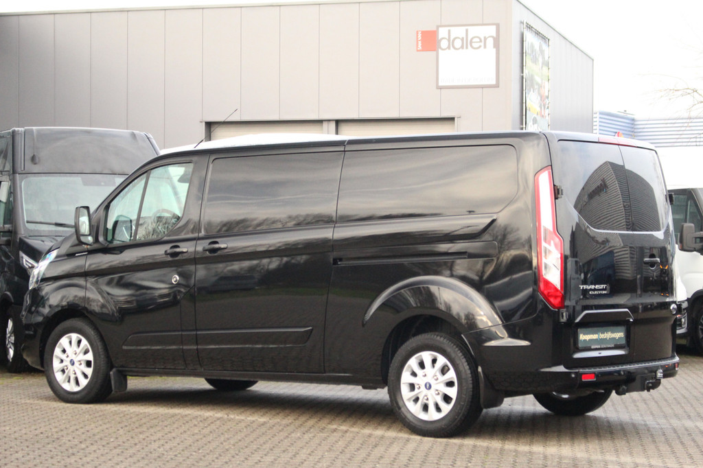 Ford Transit Custom 300 2.0TDCI 170pk L2H1 Limited | Automaat | L+R Zijdeur | Camera | Trekhaak | Carplay/Android | Cruise | Lease 414,- p/m 14