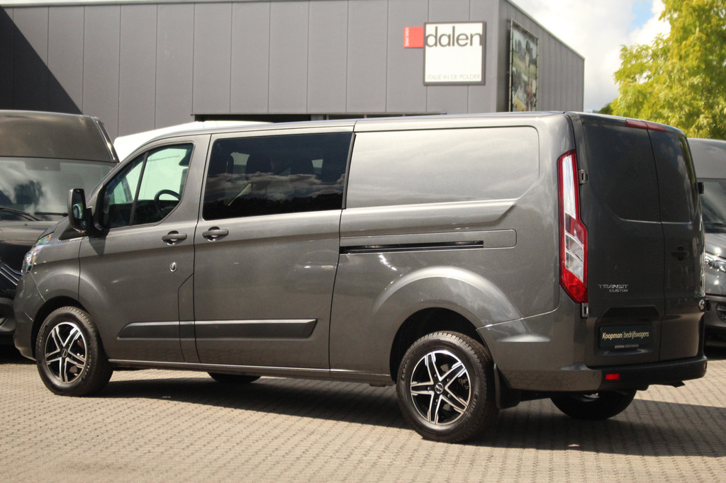 Ford Transit Custom 320 2.0TDCI 130pk L2H1 Trend DC | 6-Zits | L+R Zijdeur | Carplay/Android | PDC | Lease 342,- p/m 10