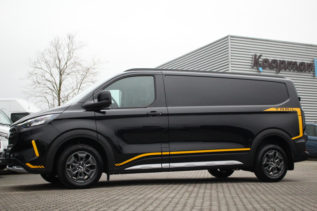 Ford Transit Custom 320 2.0TDCI 136pk L2H1 Trail 4x4 AWD | Leder | Trekhaak Inklapbaar | Stoel+Stuurverw. | Carplay/Android | Keyless | Lease 806,- p/m 14