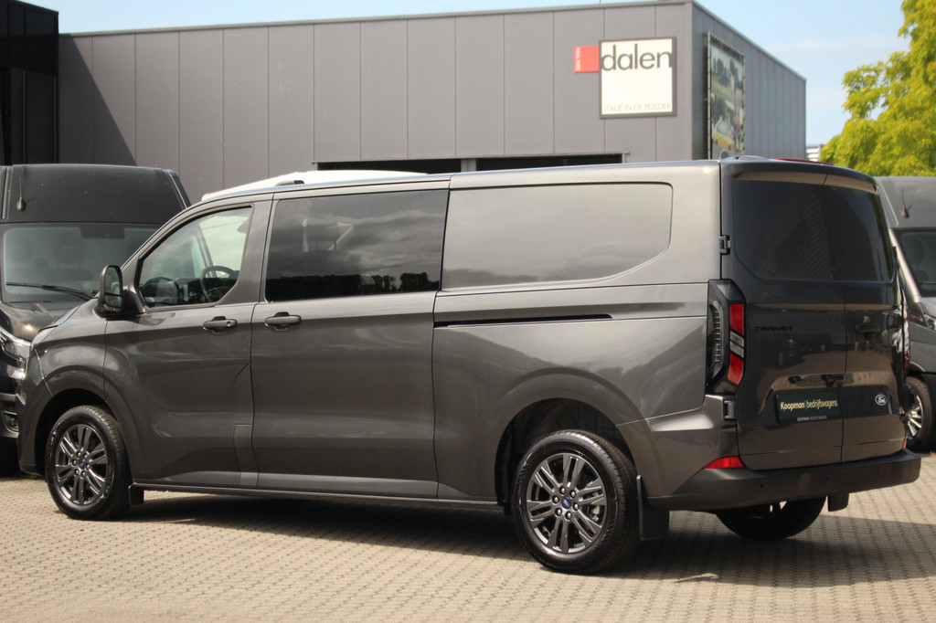 Ford Transit Custom 320 2.0TDCI 170pk Automaat | L2H1 Trend DC | 4x4 | AWD | L+R Zijdeur | Stoel + Stuurverwarming | Keyless | Carplay/Android | Lease 878,- p/m 11