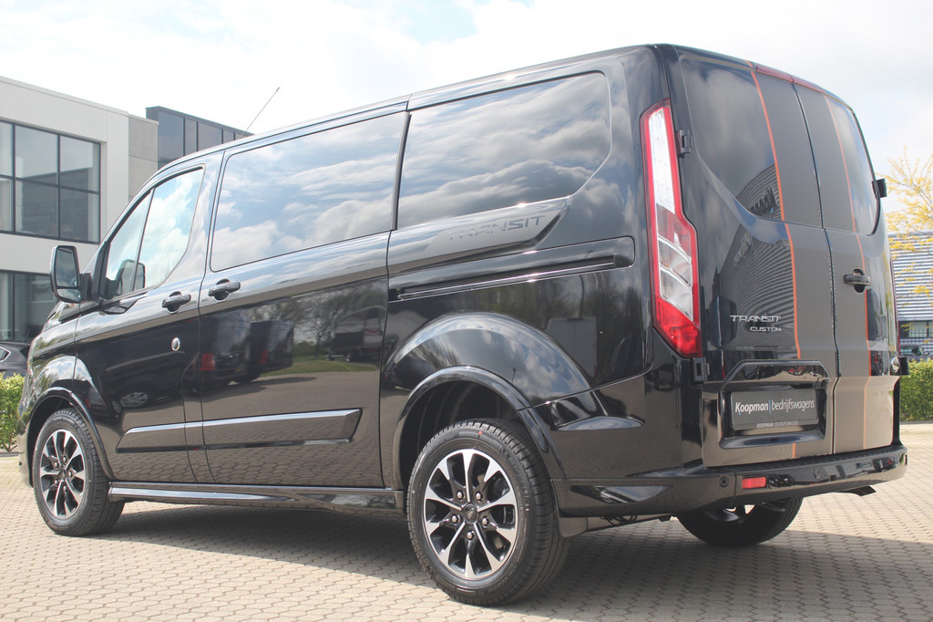 Ford Transit Custom 320 2.0TDCI 170pk L1H1 Sport DC | Automaat | L+R Zijdeur | Airco | Cruise | Camera | Navi | Lease 788,- p/m 9