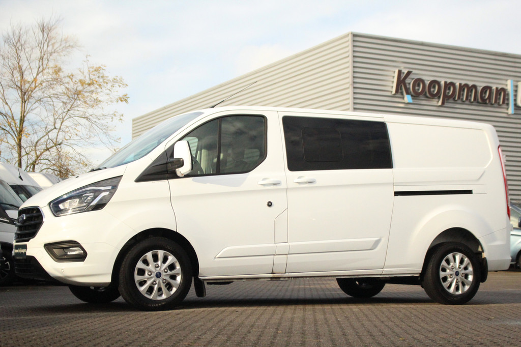 Ford Transit Custom 320 2.0TDCI 170pk L2H1 Limited DC | Automaat | L+R Zijdeur | Carplay/Android | Camera | Lease 450,- p/m 16