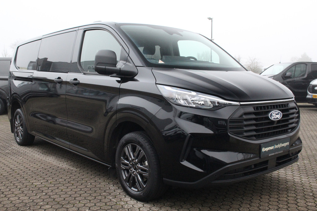 Ford Transit Custom 320 2.0TDCI 170pk L2H1 Trend DC | L+R Zijdeur | Trekhaak | Carplay/Android | Camera | Lease 753,- p/m 4