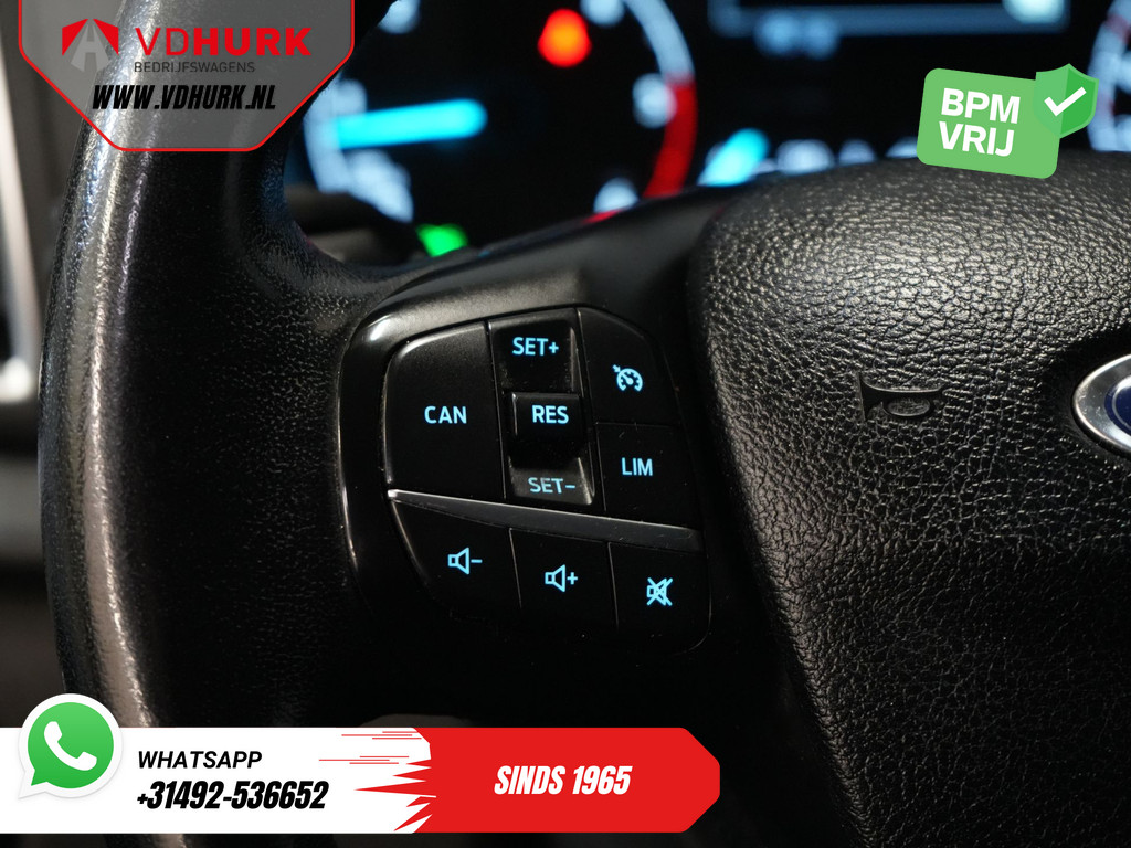 Ford Transit Custom Sport 2.0 TDCI Aut. 170 pk L2 DB-Riem VV/ Carplay/ Alarm III/ Stoelverw./ Navi/ Airco/ Camera/ Cruise/ PDC/ Trekhaak 19