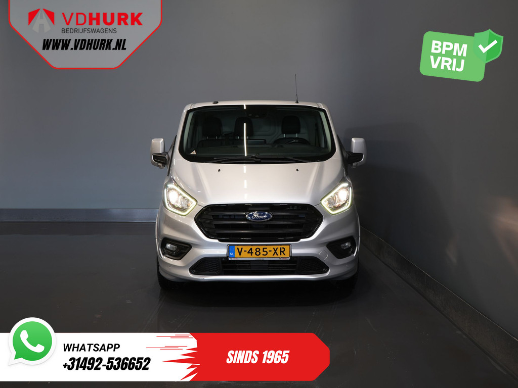 Ford Transit Custom Sport 2.0 TDCI Aut. 170 pk L2 DB-Riem VV/ Carplay/ Alarm III/ Stoelverw./ Navi/ Airco/ Camera/ Cruise/ PDC/ Trekhaak 7