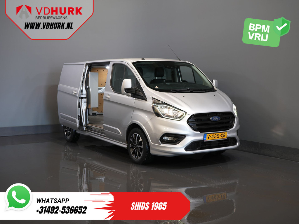 Ford Transit Custom Sport 2.0 TDCI Aut. 170 pk L2 DB-Riem VV/ Carplay/ Alarm III/ Stoelverw./ Navi/ Airco/ Camera/ Cruise/ PDC/ Trekhaak 9