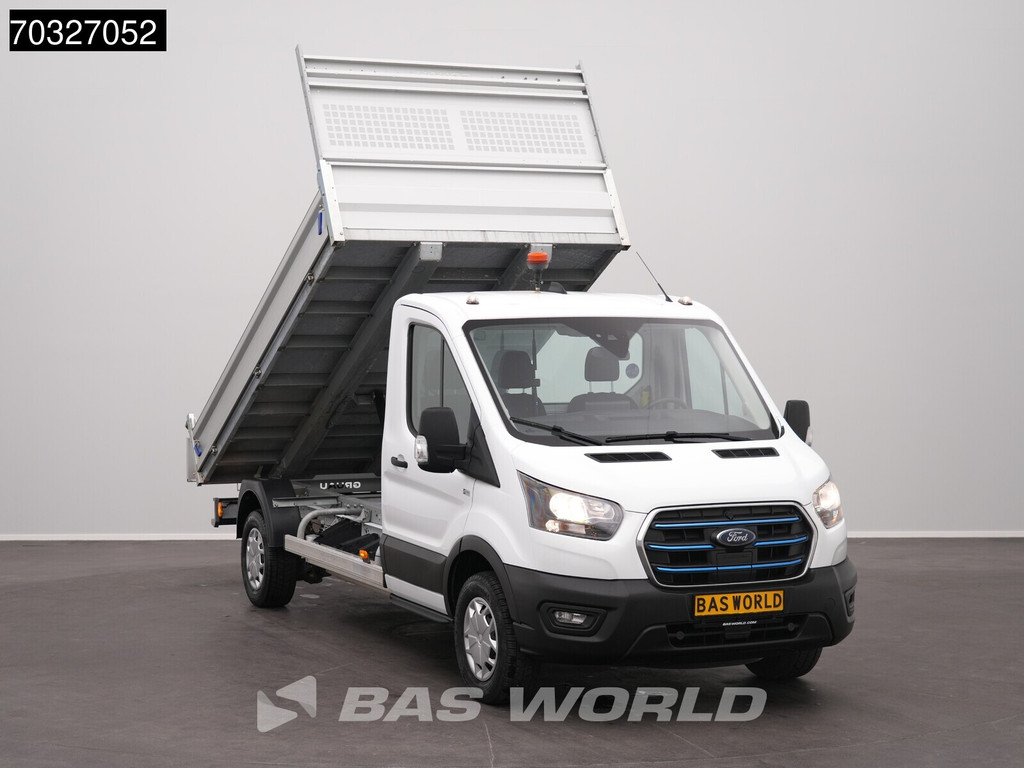 Ford e-Transit COMING SOON! Elektrisch 68kWh 310km WLTP Kipper Airco Cruise Camera CarPlay Open Laadbak Airco Cruise control 8