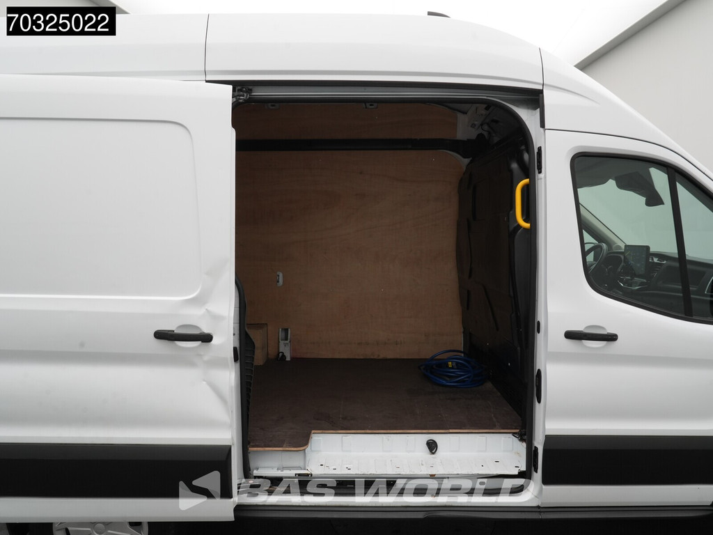 Ford e-Transit 184pk Elektrisch 68kWh 317km WLTP L2H3 Hoog Dak Navi Airco Cruise Parkeersensoren v+a SYNC4-Display CarPlay L2 Airco Cruise control 10