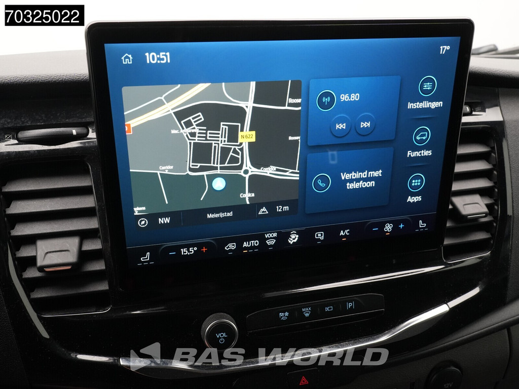 Ford e-Transit 184pk Elektrisch 68kWh 317km WLTP L2H3 Hoog Dak Navi Airco Cruise Parkeersensoren v+a SYNC4-Display CarPlay L2 Airco Cruise control 20