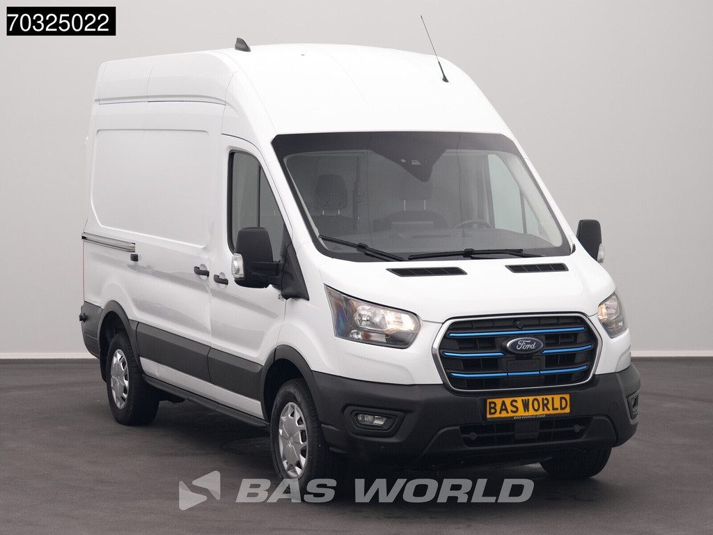 Ford e-Transit 184pk Elektrisch 68kWh 317km WLTP L2H3 Hoog Dak Navi Airco Cruise Parkeersensoren v+a SYNC4-Display CarPlay L2 Airco Cruise control 6