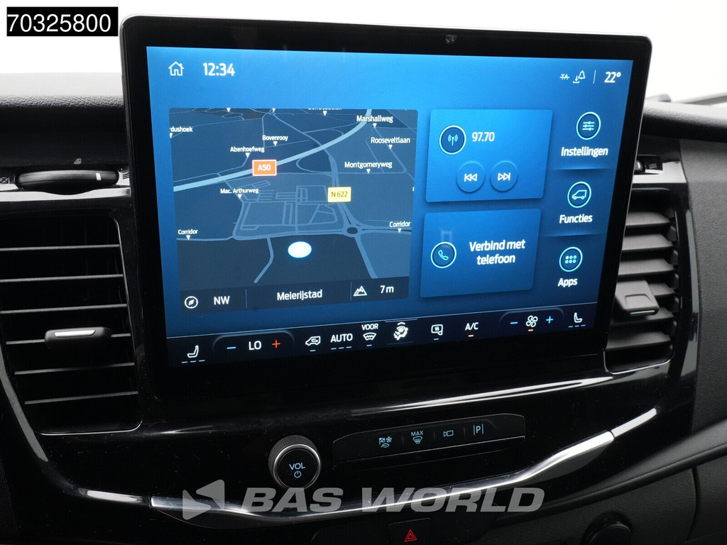 Ford e-Transit 184pk Elektrisch 68kWh 317km WLTP L3H3 Hoog Dak Navi Airco Cruise Parkeersensoren v+a SYNC4-Display CarPlay L3 Airco Cruise control 20