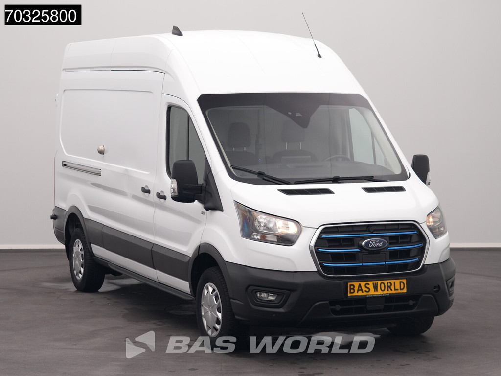 Ford e-Transit 184pk Elektrisch 68kWh 317km WLTP L3H3 Hoog Dak Navi Airco Cruise Parkeersensoren v+a SYNC4-Display CarPlay L3 Airco Cruise control 6