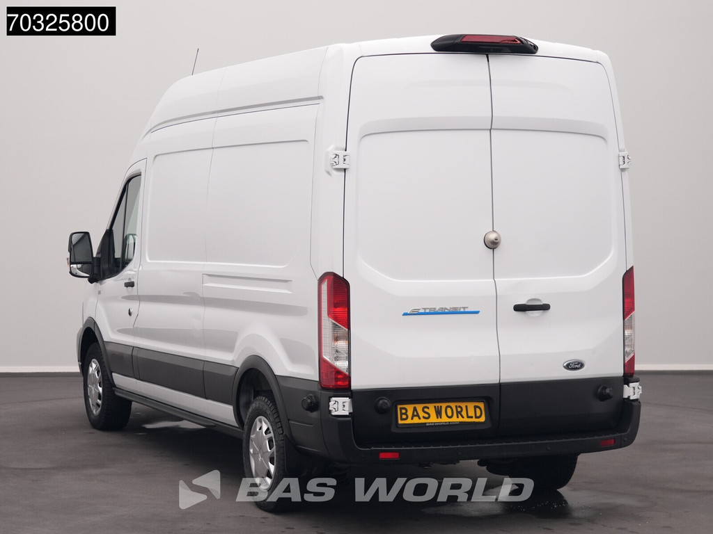 Ford e-Transit 184pk Elektrisch 68kWh 317km WLTP L3H3 Hoog Dak Navi Airco Cruise Parkeersensoren v+a SYNC4-Display CarPlay L3 Airco Cruise control 7