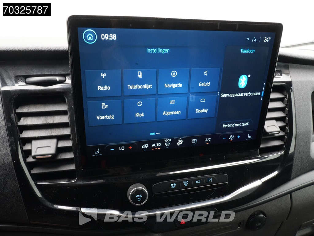 Ford e-Transit 184pk Elektrisch 68kWh 317km WLTP L4H3 Hoog Dak 360camera Navi Airco Cruise SYNC4-Display CarPlay L4 Jumbo Airco Cruise control 19