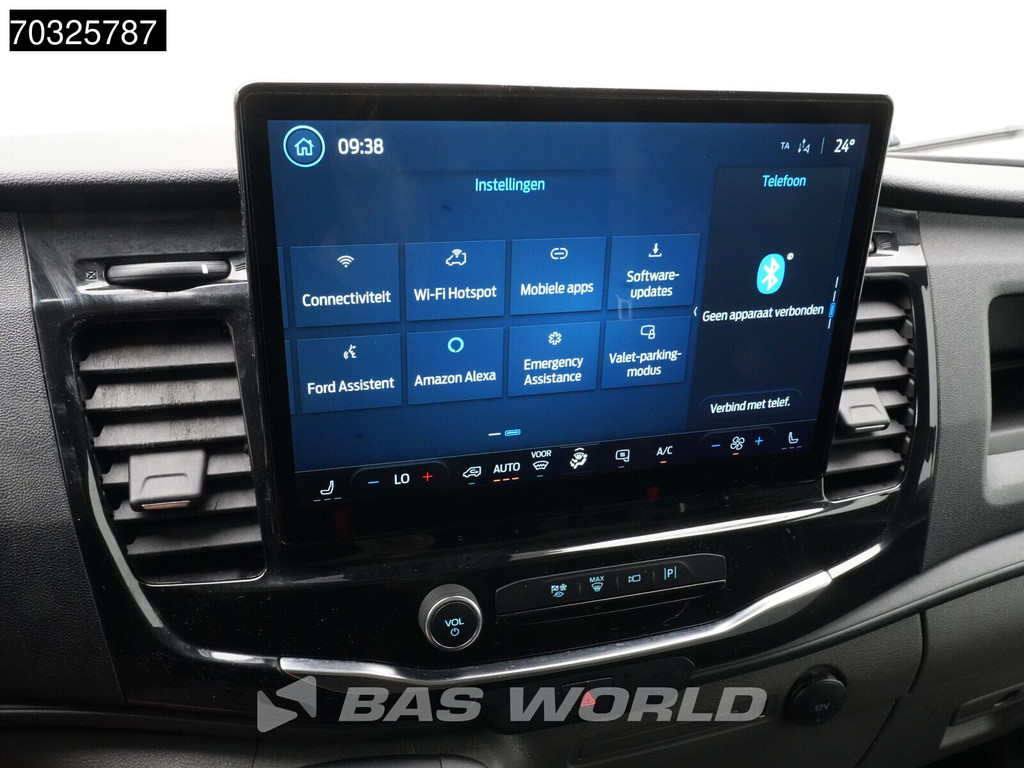 Ford e-Transit 184pk Elektrisch 68kWh 317km WLTP L4H3 Hoog Dak 360camera Navi Airco Cruise SYNC4-Display CarPlay L4 Jumbo Airco Cruise control 21